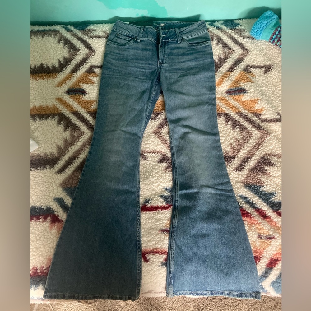 wrangler flare jeans